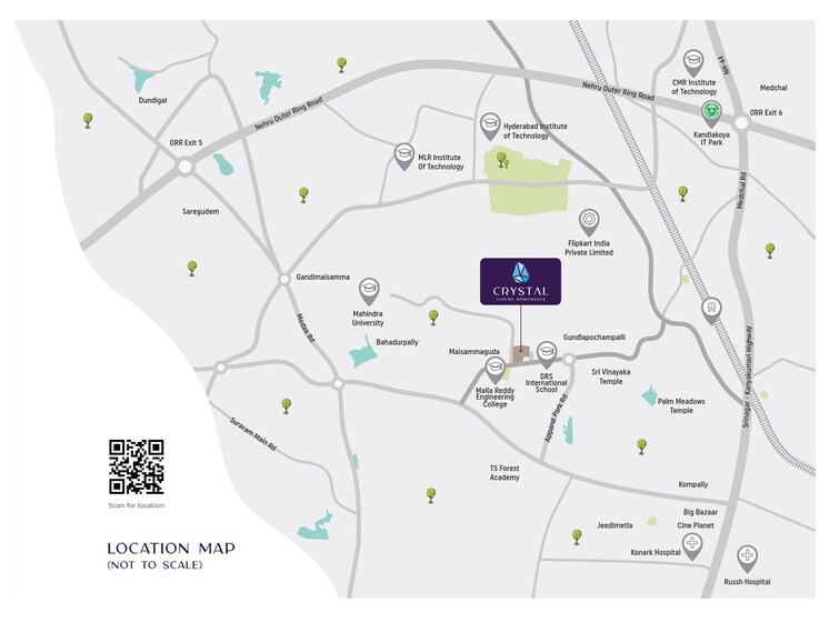 Bhanodaya Crystal Location Image