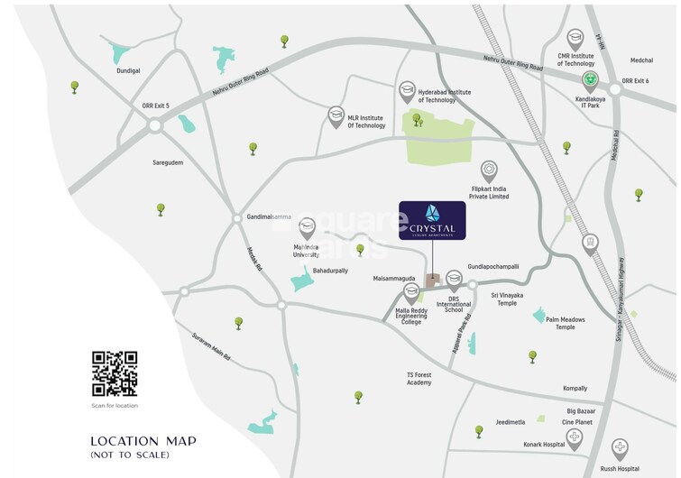 Bhanodayas Crystal Location Image