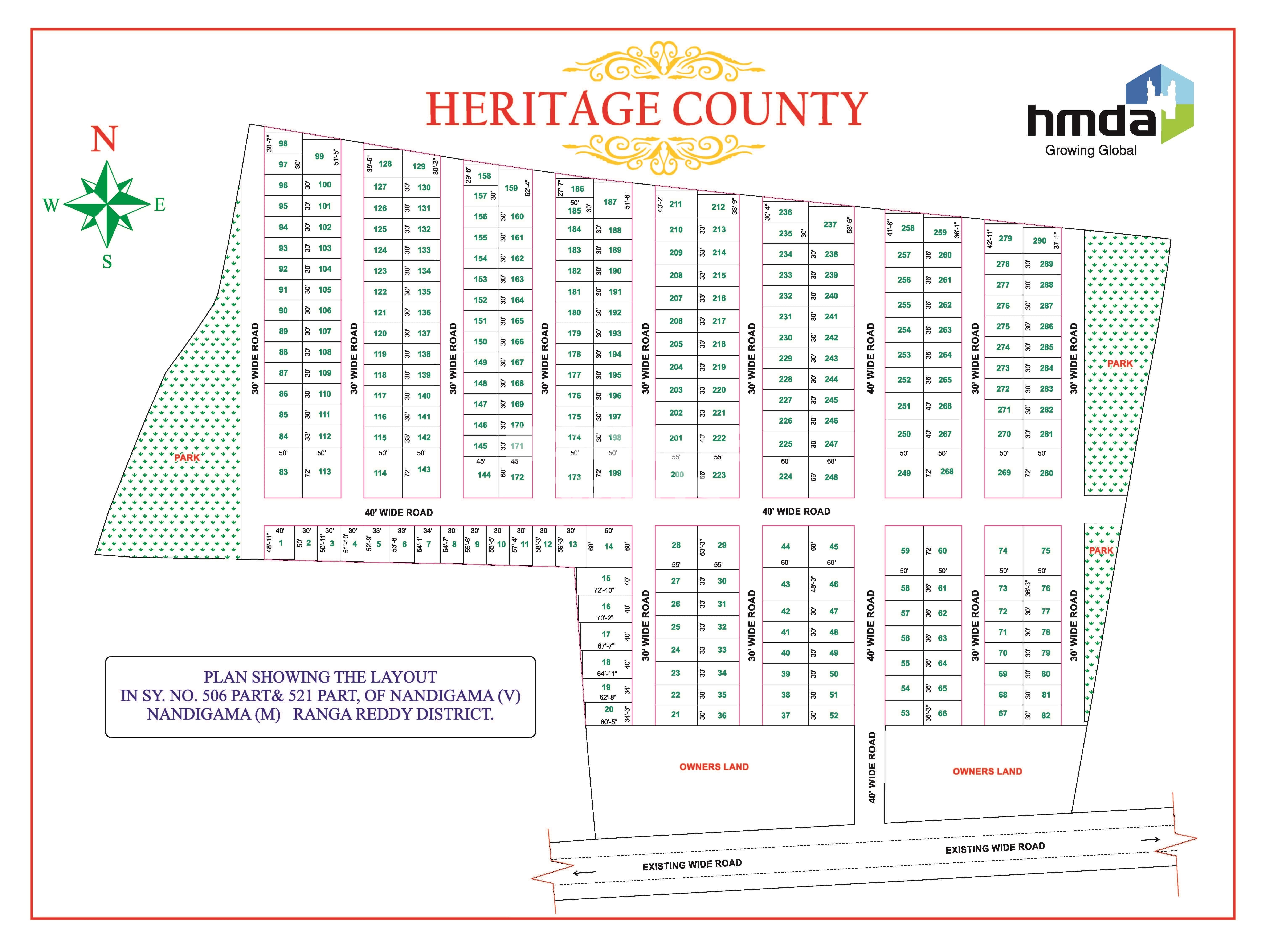 Kothur Map Bhashyam Heritage County in Kothur, Hyderabad @ 31.70 Lac | Price List ...