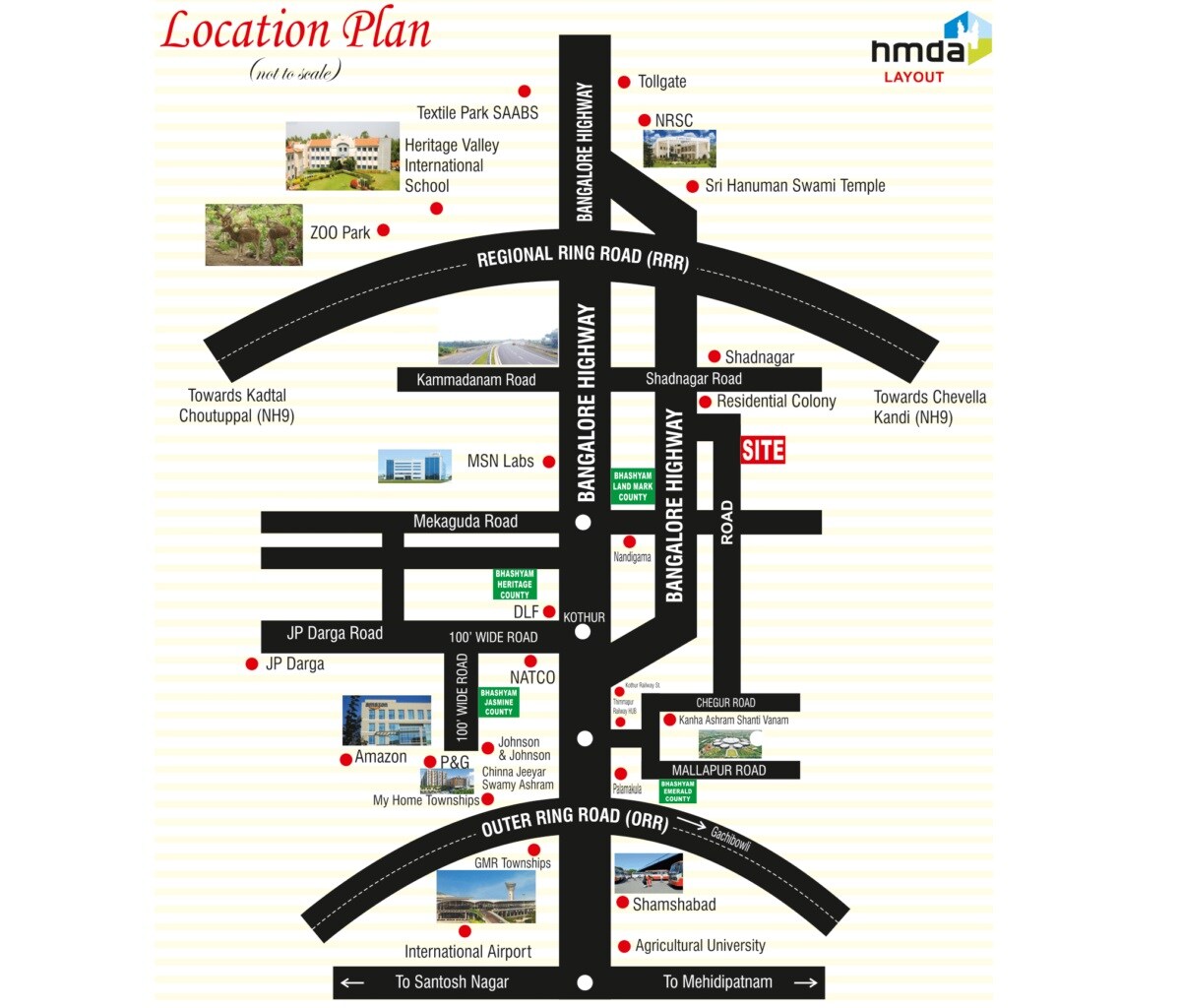 Bhashyam Rainbow County Location Image