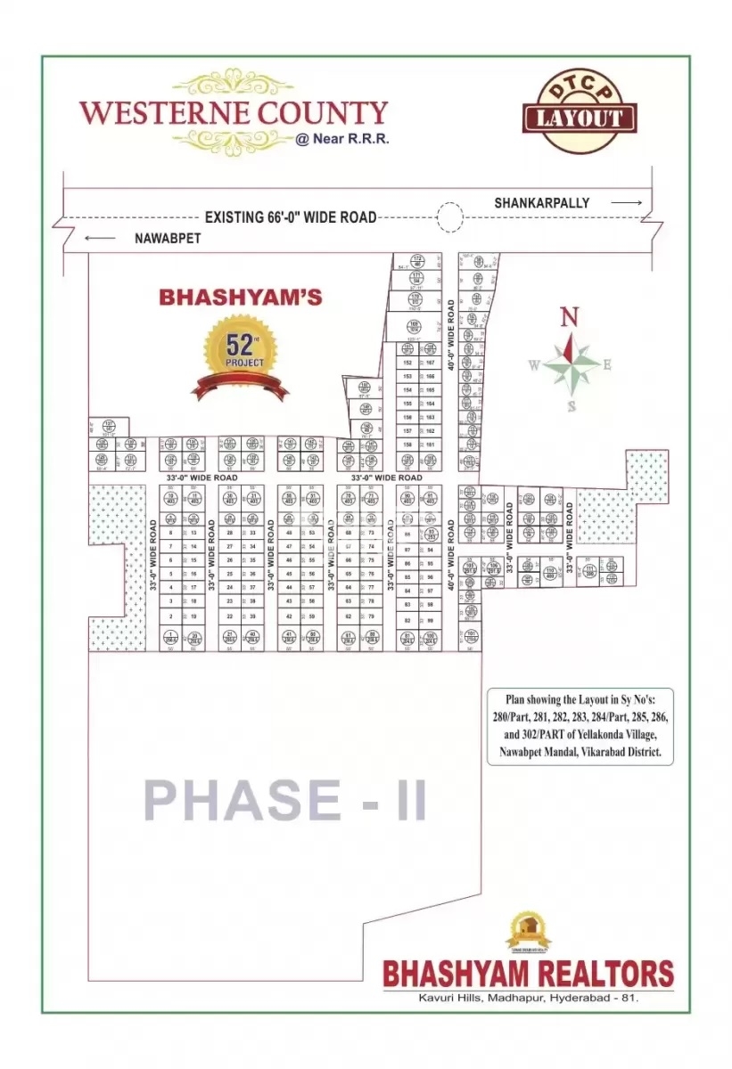 Bhashyam Westerne County Master Plan Image