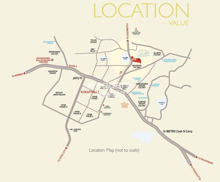 Bhavyas Tulasi Vanam Location Image