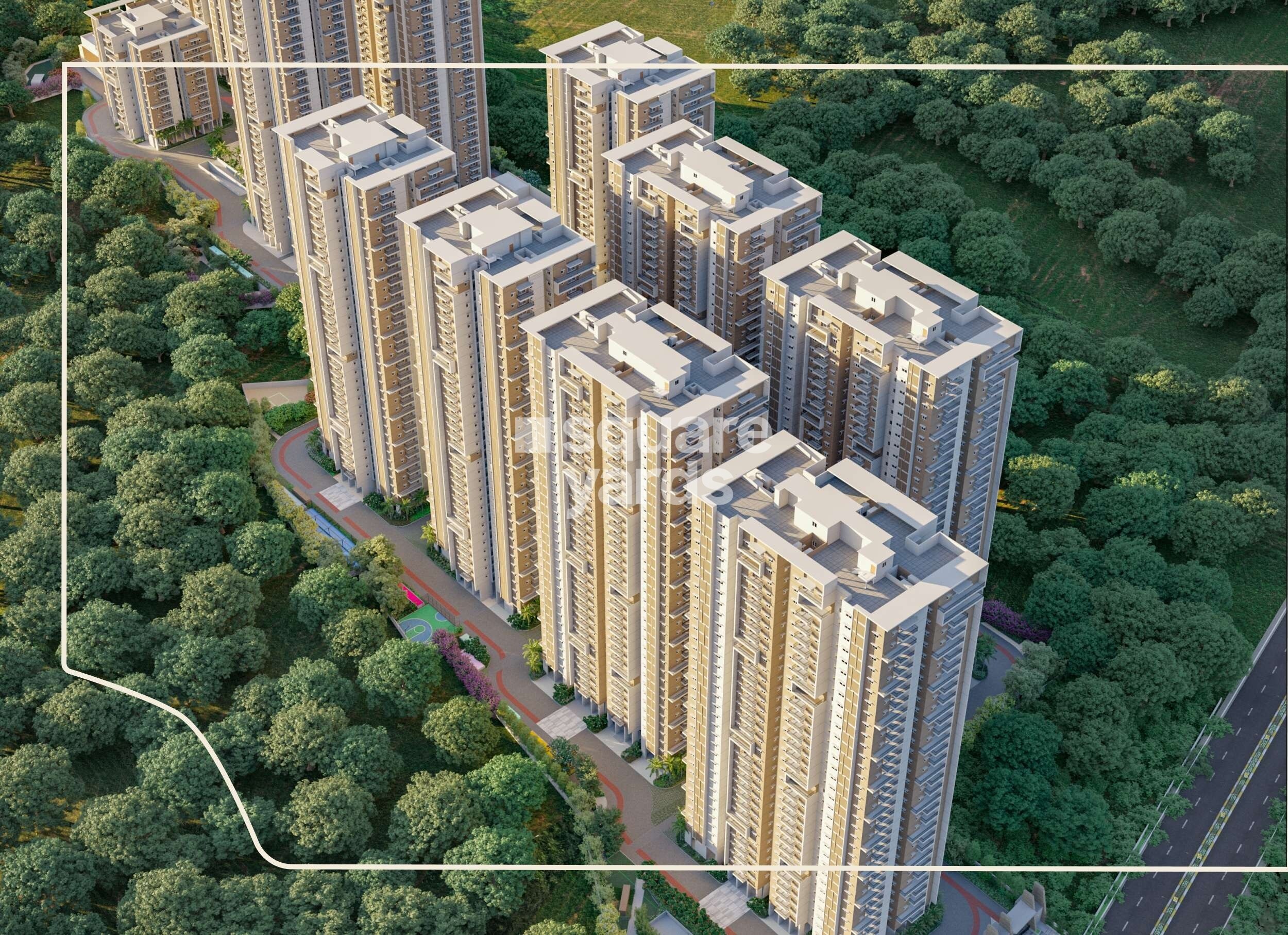 Bhavyas Tulasivanam Avani Tower View