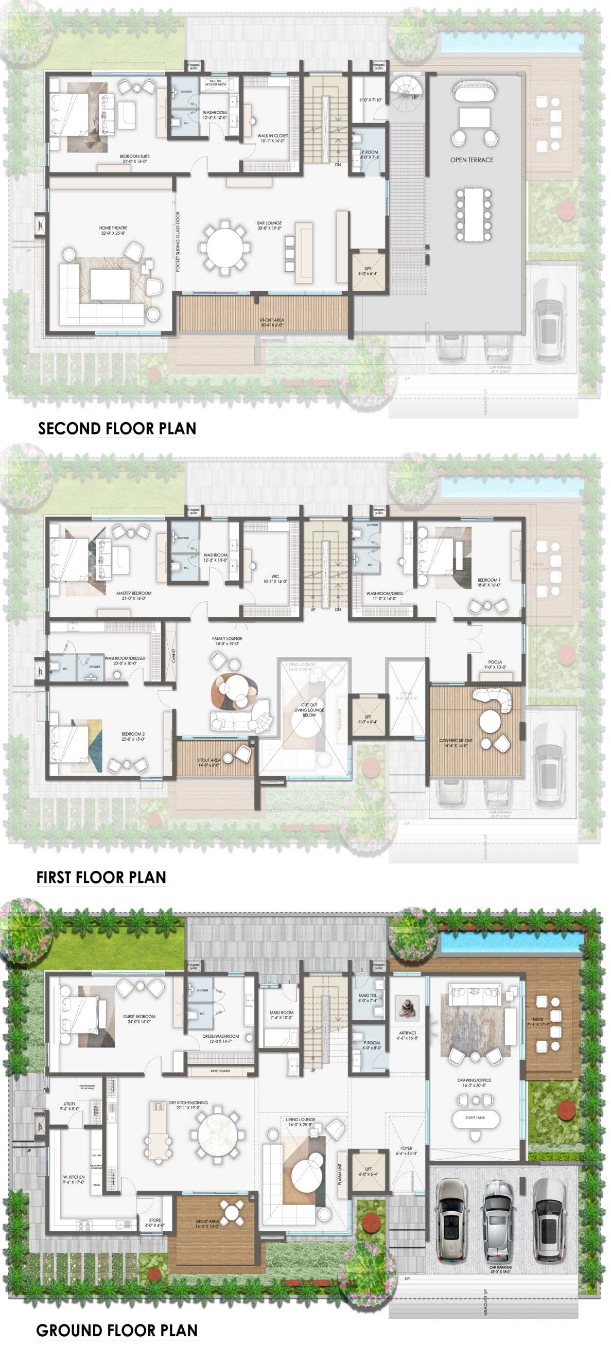 Bluefin Sylvanor Floor Plans