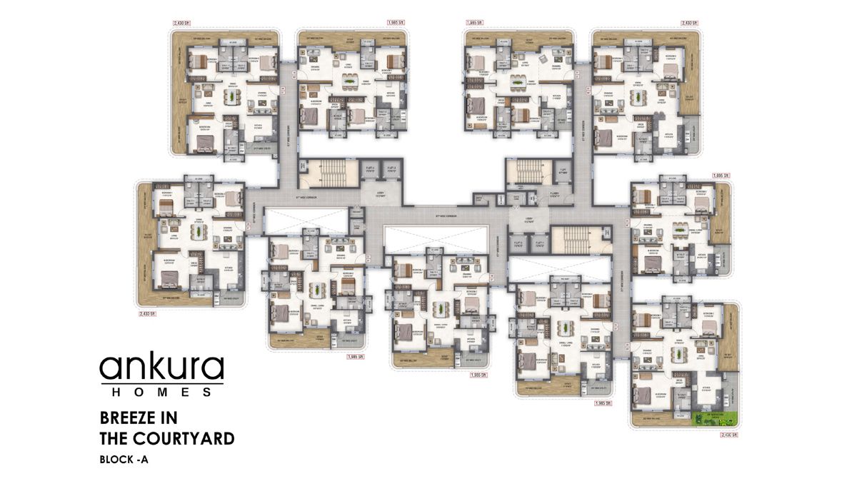 Breeze In The Courtyard Floor Plans
