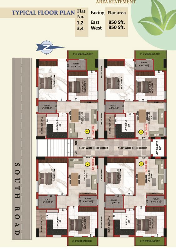 Brickcem Arckadia Floor Plans