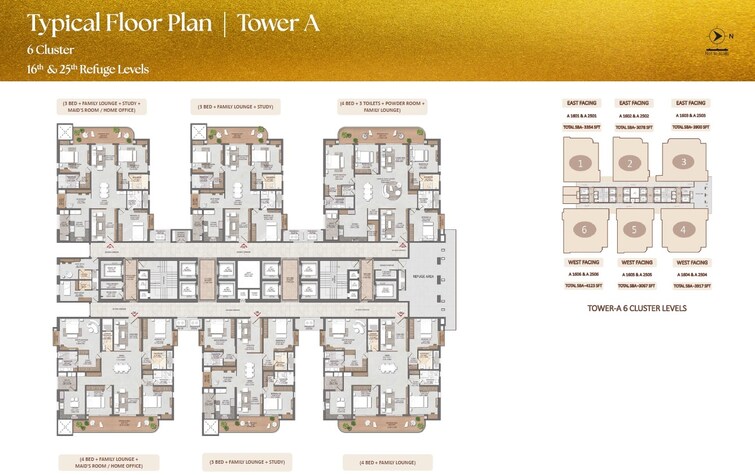Brigade Gateway Floor Plans 1