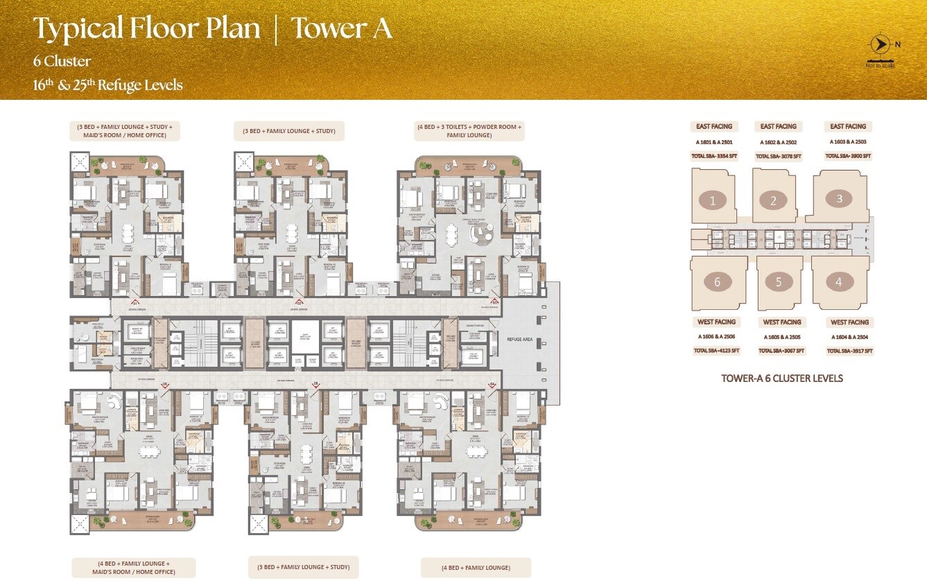 Brigade Gateway Floor Plans 1