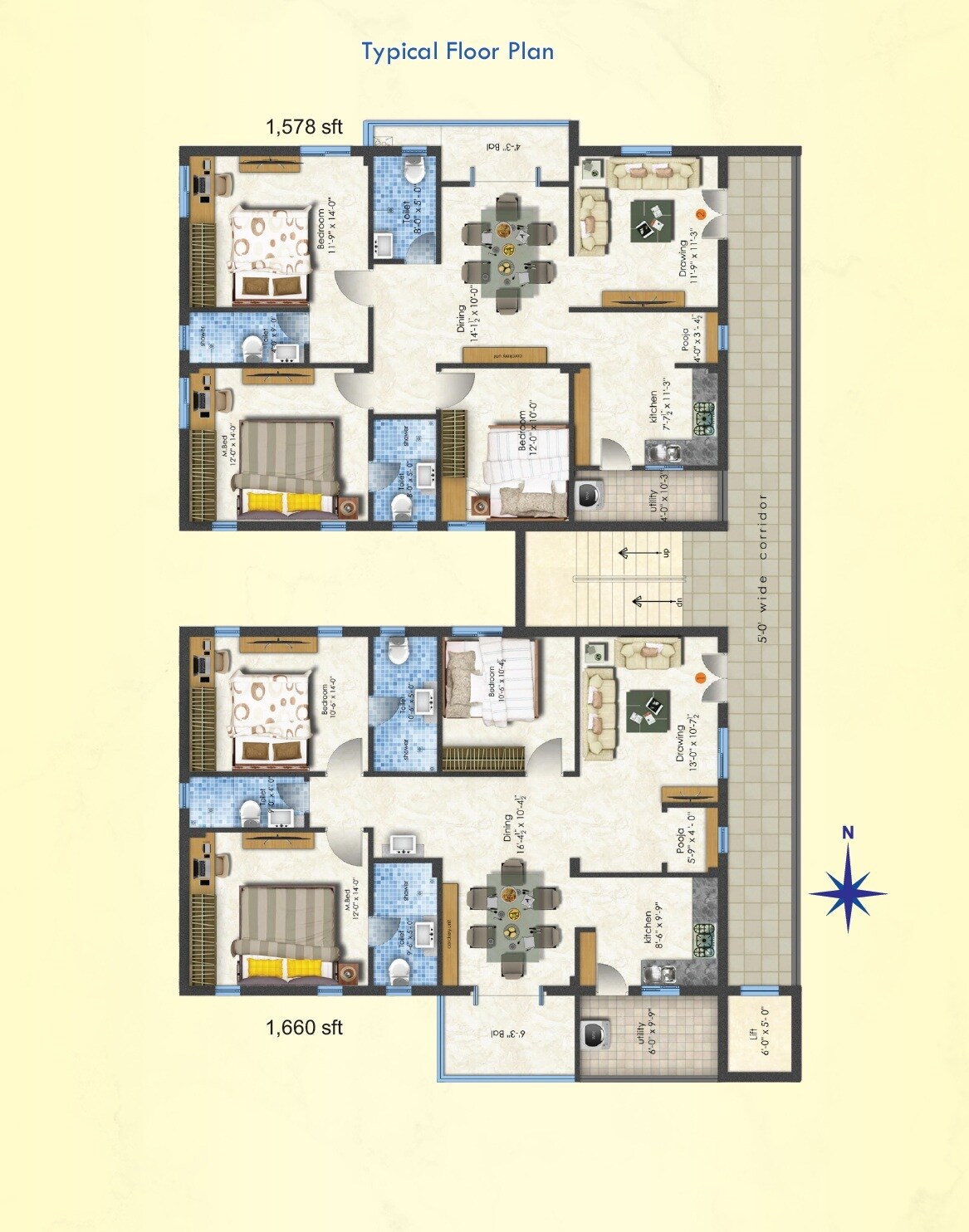 Buildmaster Samruddhi Apartment Floor Plans