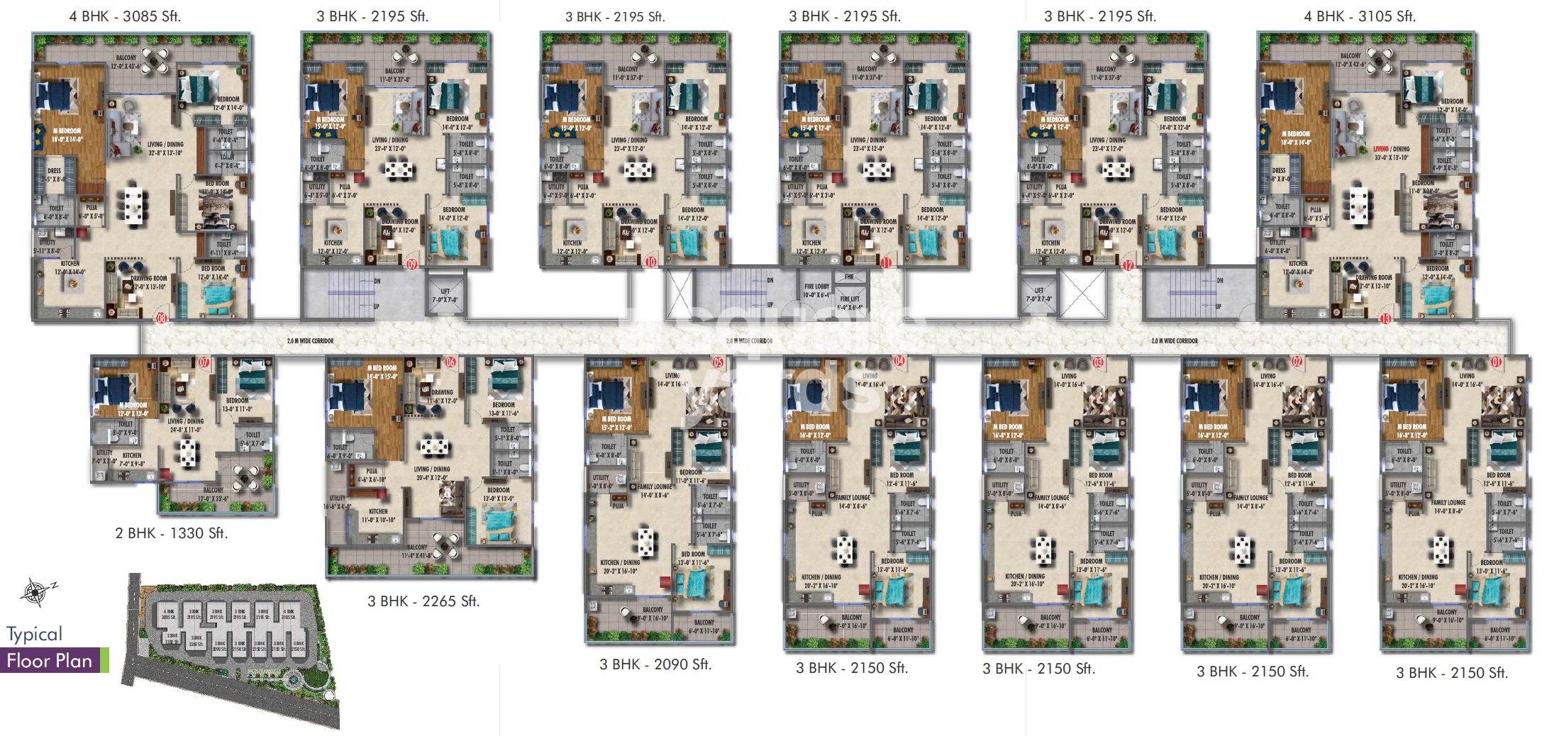 Cadol Mysa Floor Plans