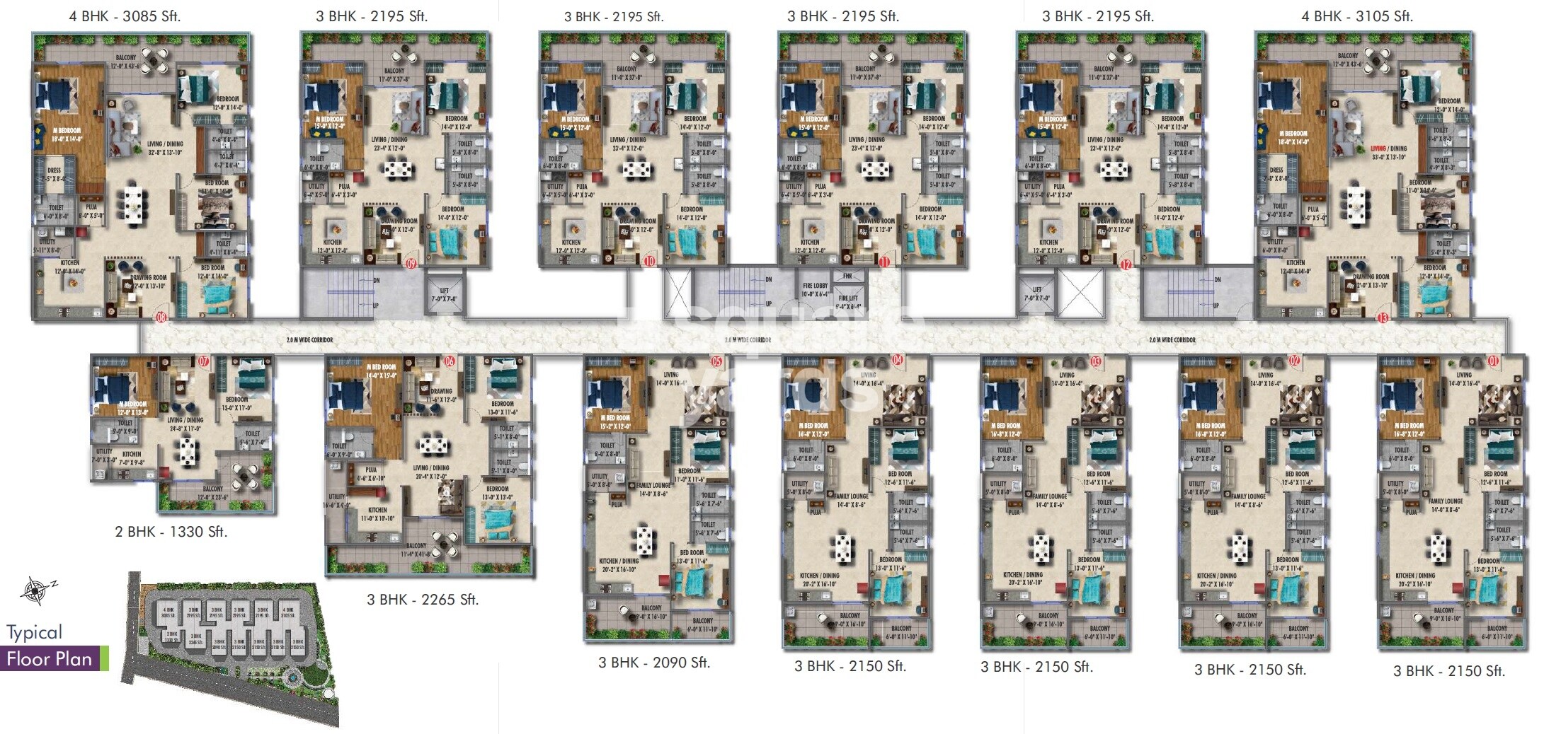 Cadol Mysa Floor Plans