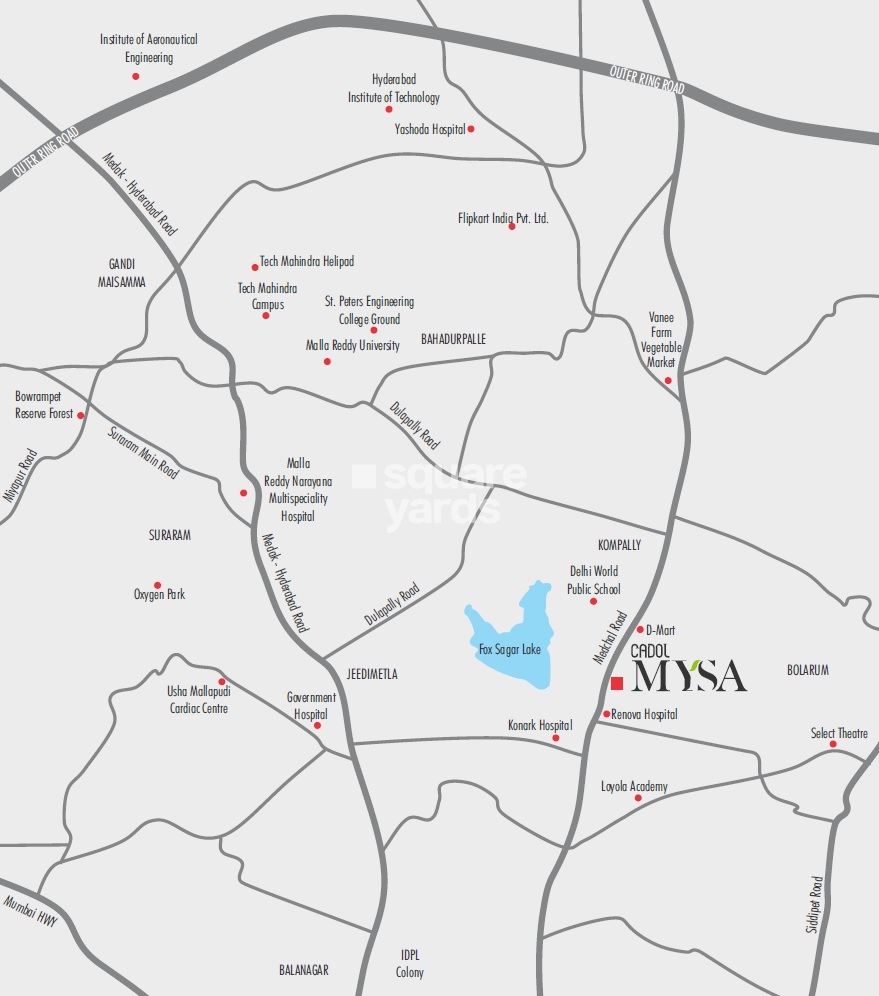 Cadol Mysa Petbasheerabad, Hyderabad - Price List, Project Info ...