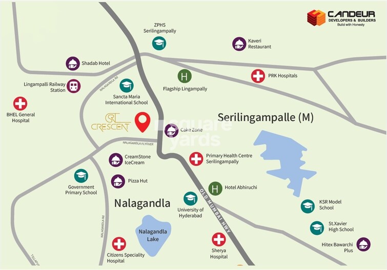 Candeur Crescent Location Image