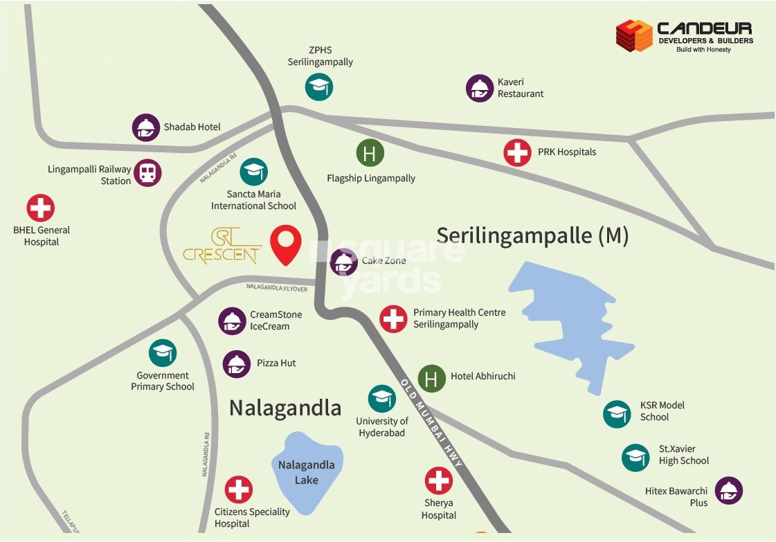 Candeur Crescent Location Image