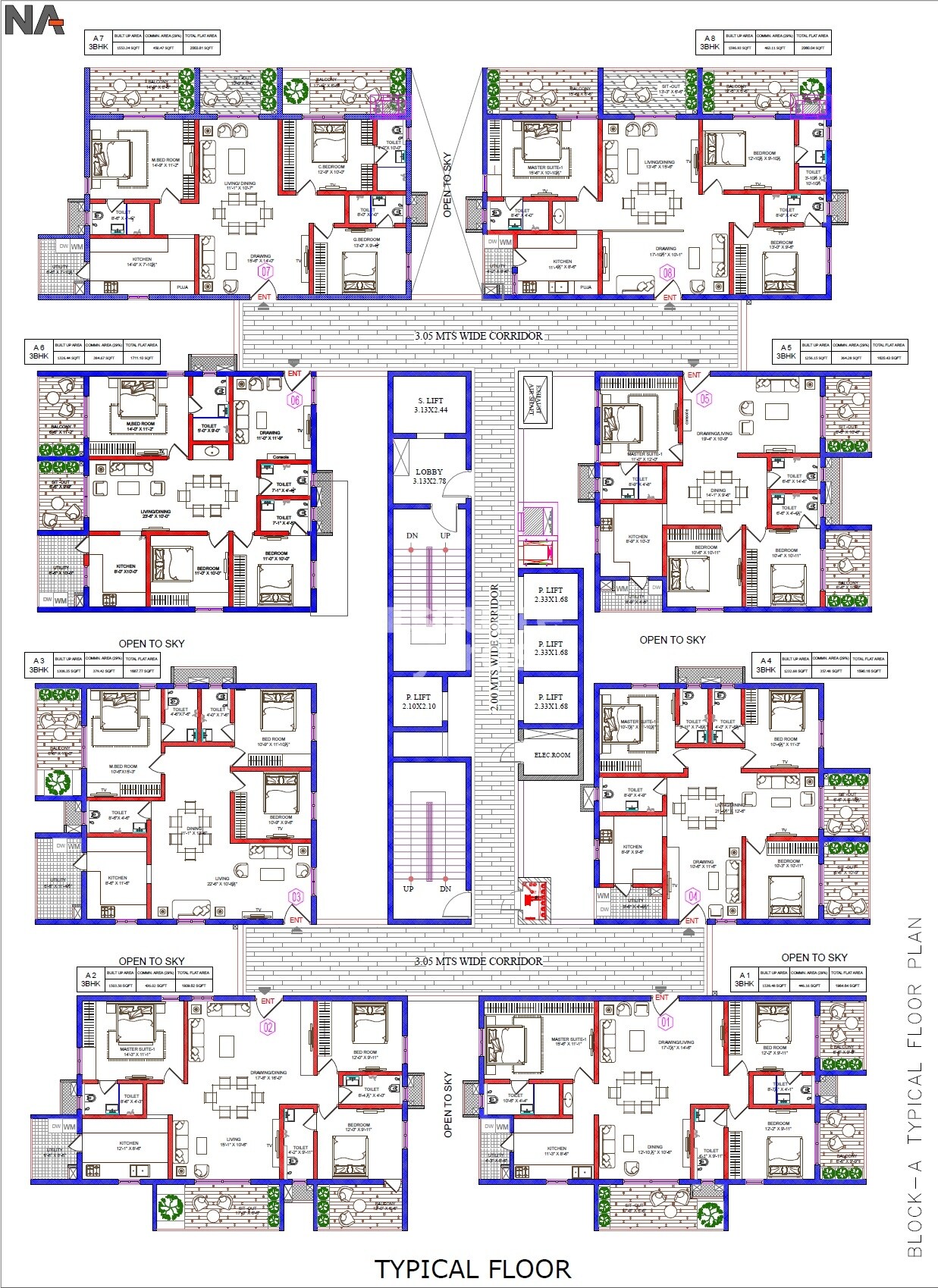 Candeur Twins Floor Plans 1