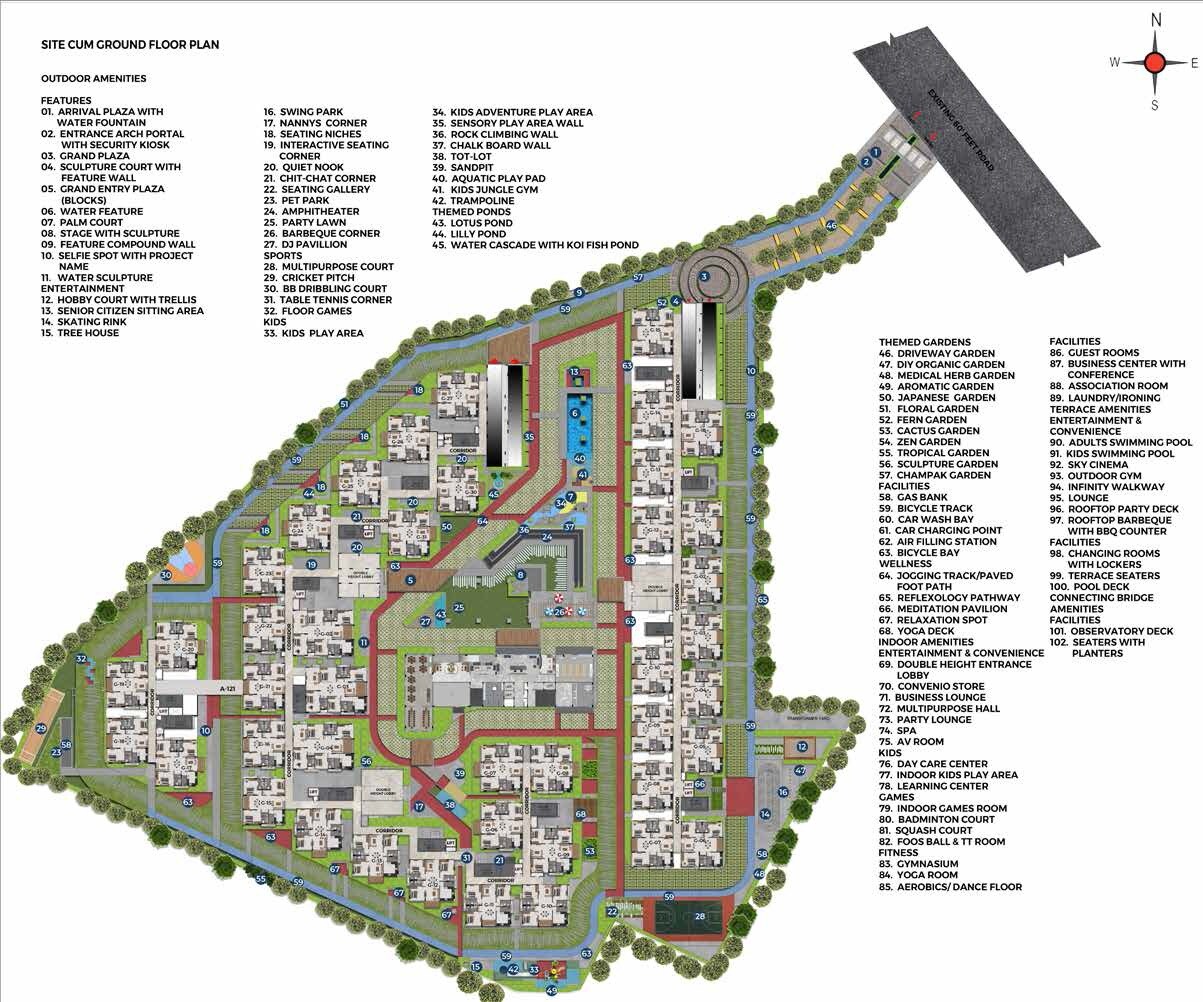 Casagrand Evon Master Plan Image