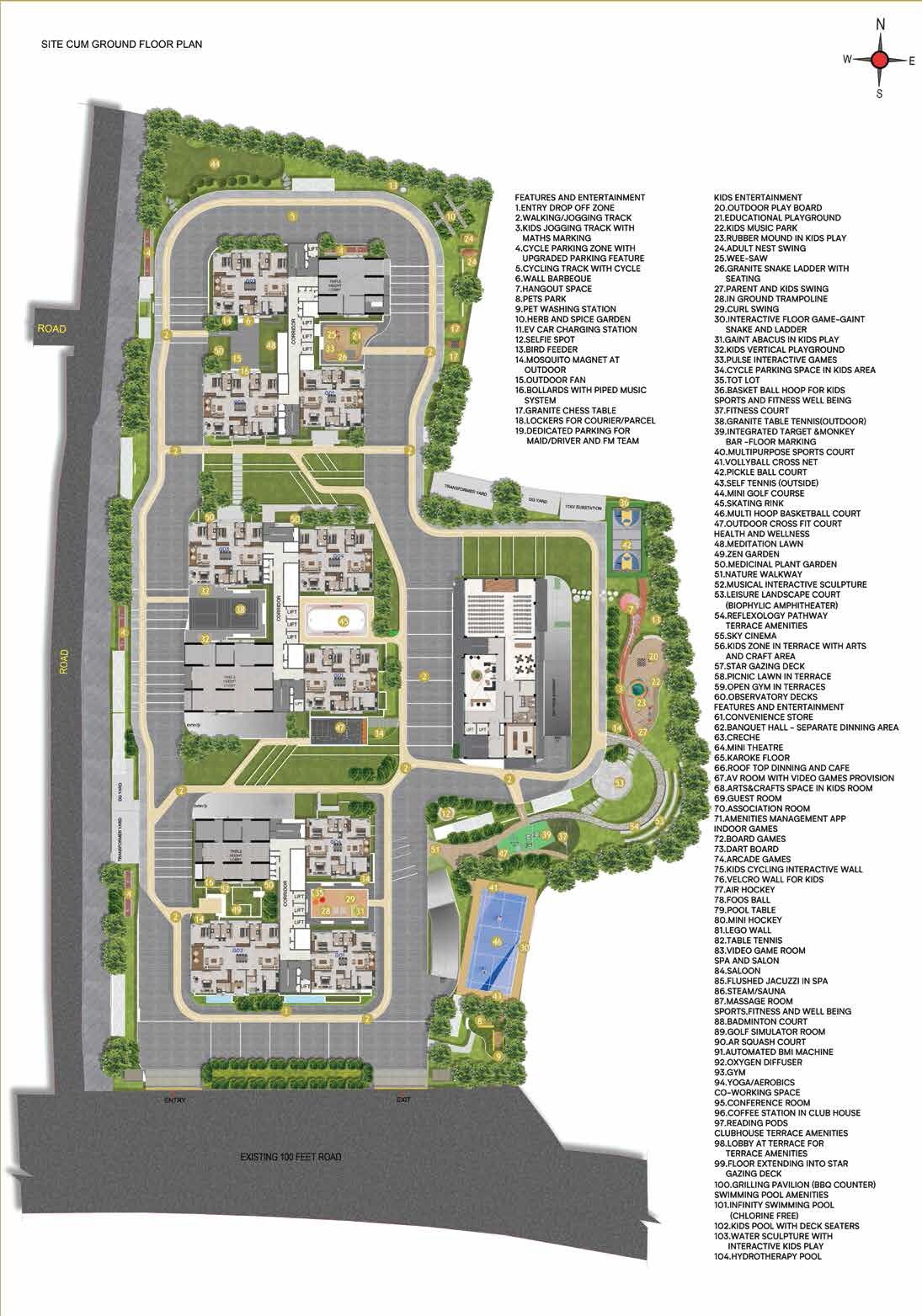 Casagrand GS Infinity Master Plan Image