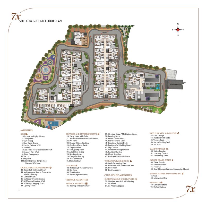 Casagrand Hennessy Master Plan Image