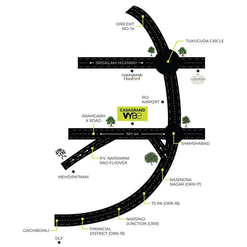 Casagrand Vybe Location Image
