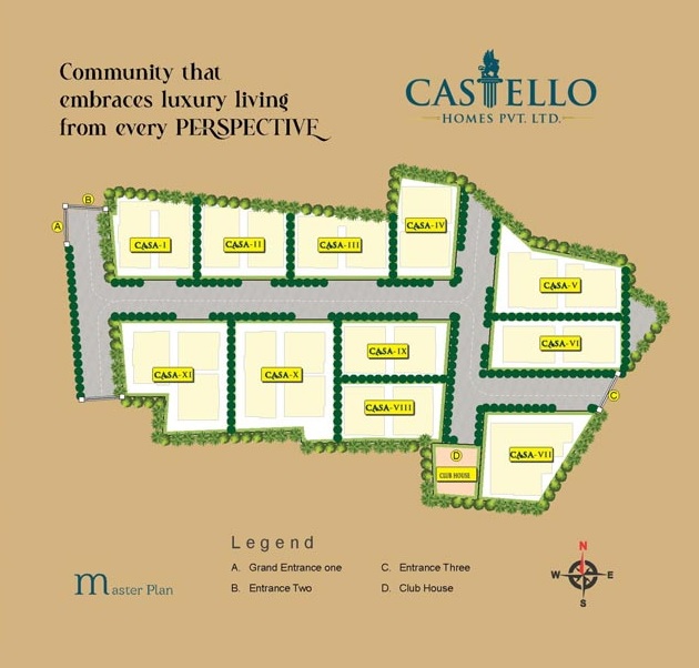 Castello Homes Casa Master Plan Image