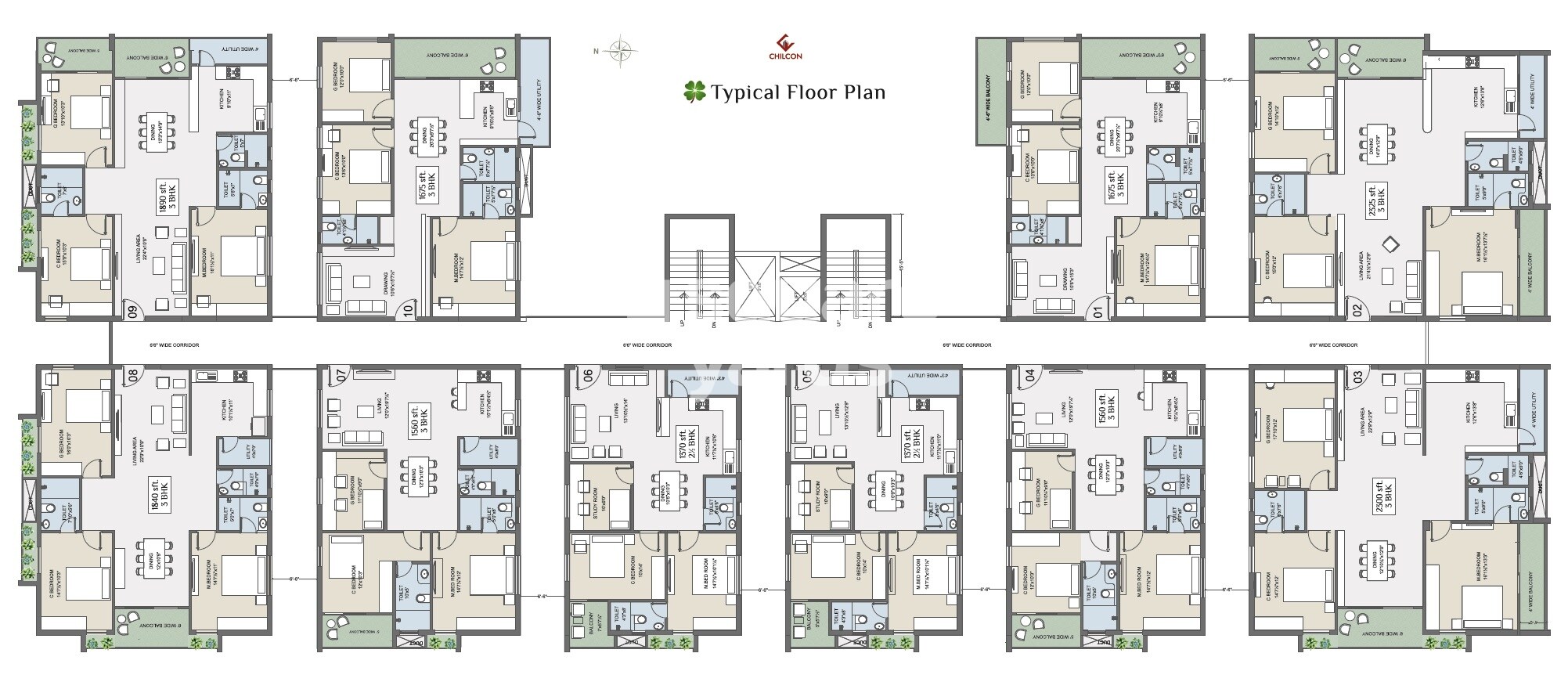 Chilcon Mayan Floor Plans