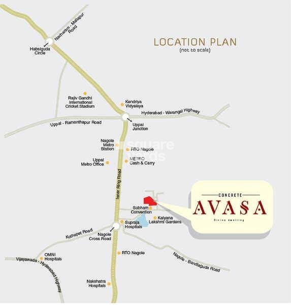 Concrete Avasa Location Image