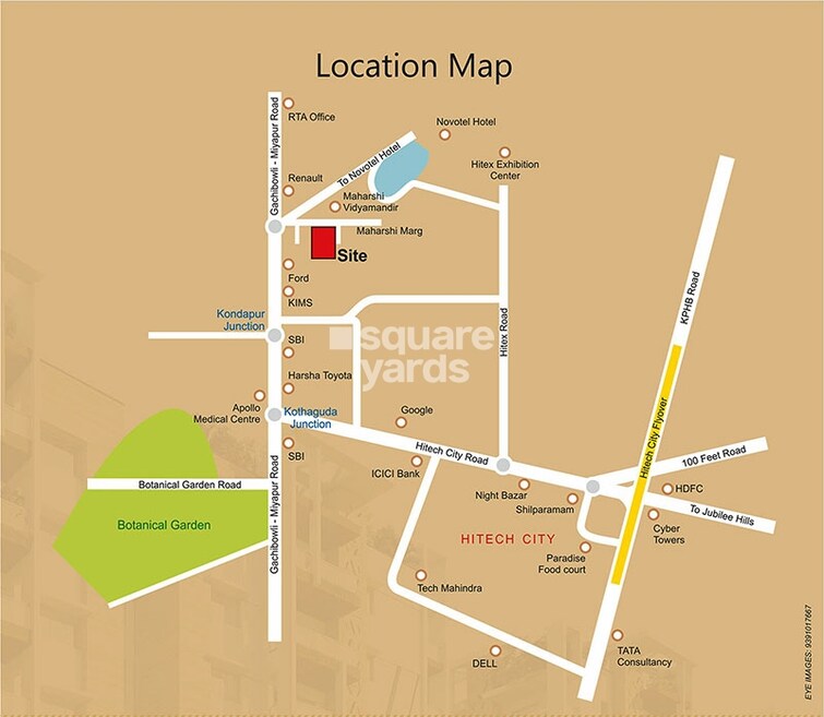 Creative Koven Udaya Cresent Location Image