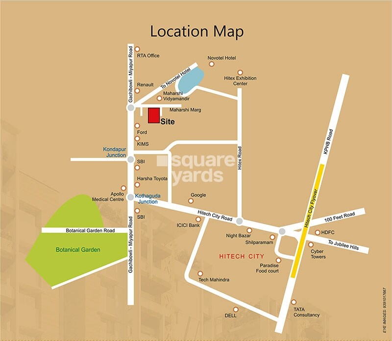 Creative Koven Udaya Cresent Location Image