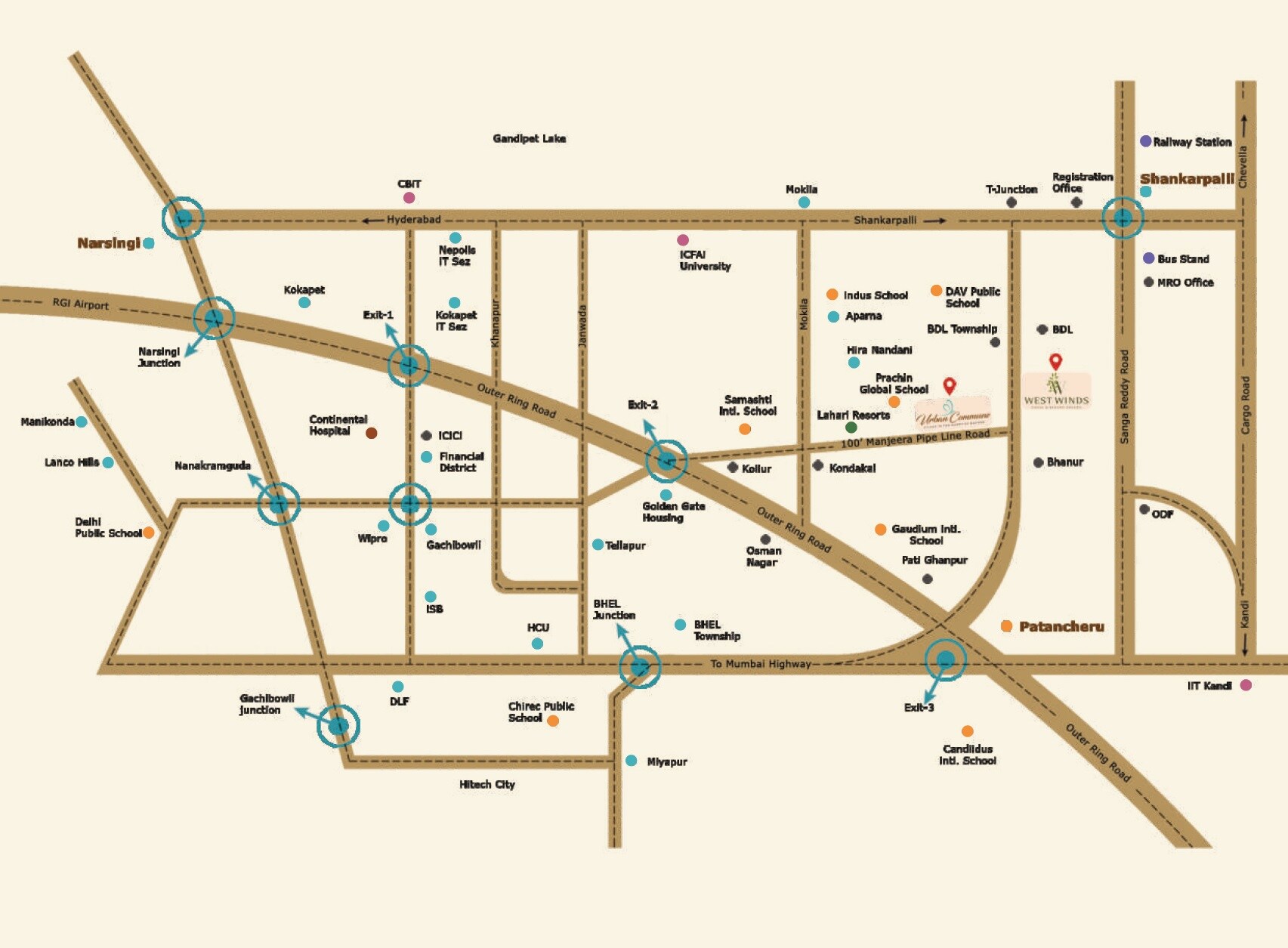 Creative Urban Commune Location Image