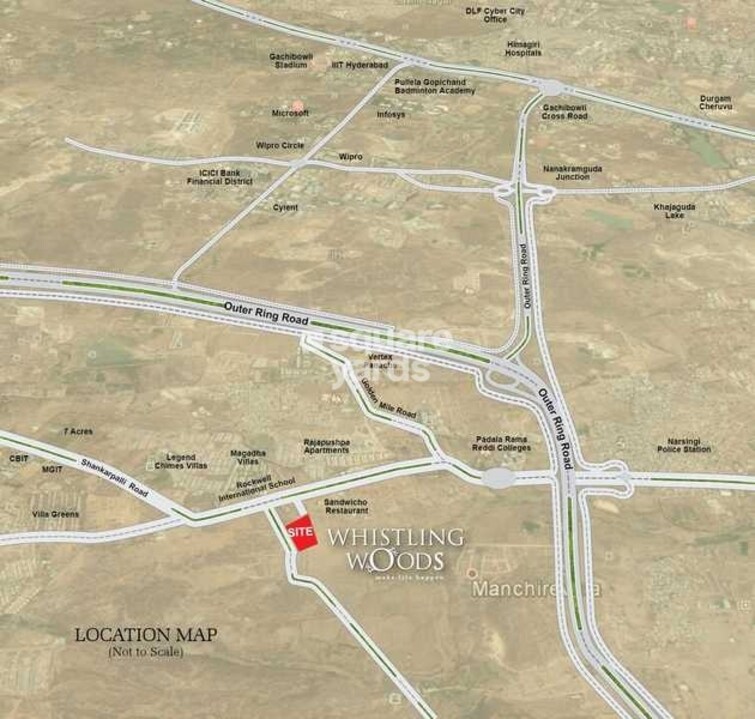 Crown Whistling Woods Location Image