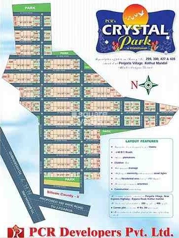 Crystal-Park-Hyderabad_a sign that is on the side of a building