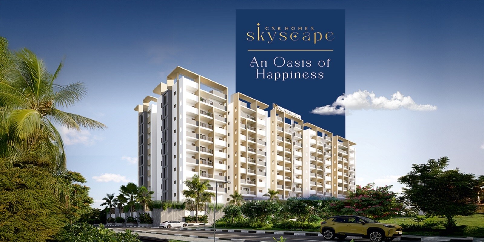CSK Skyscape residential project in Mamidpally