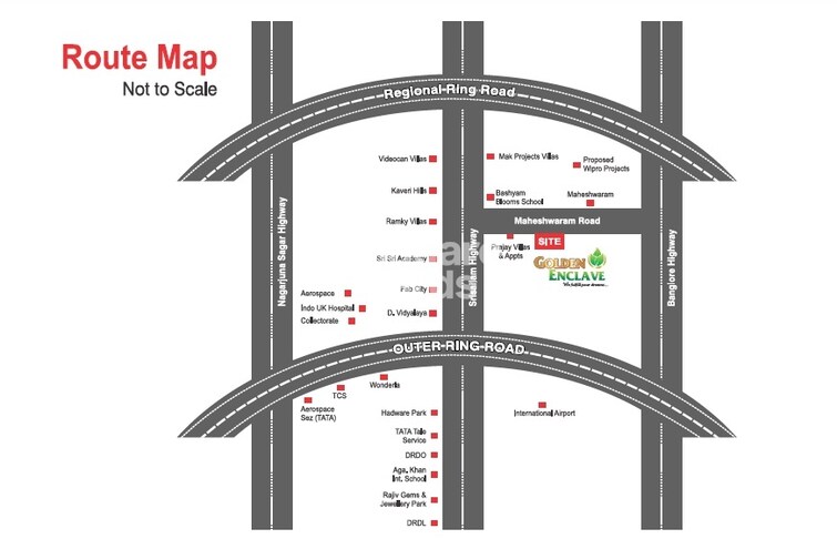 CSR Golden Enclave Location Image