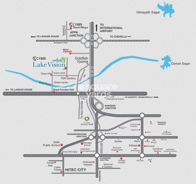 Cyber Homes Lake Vision Location Image