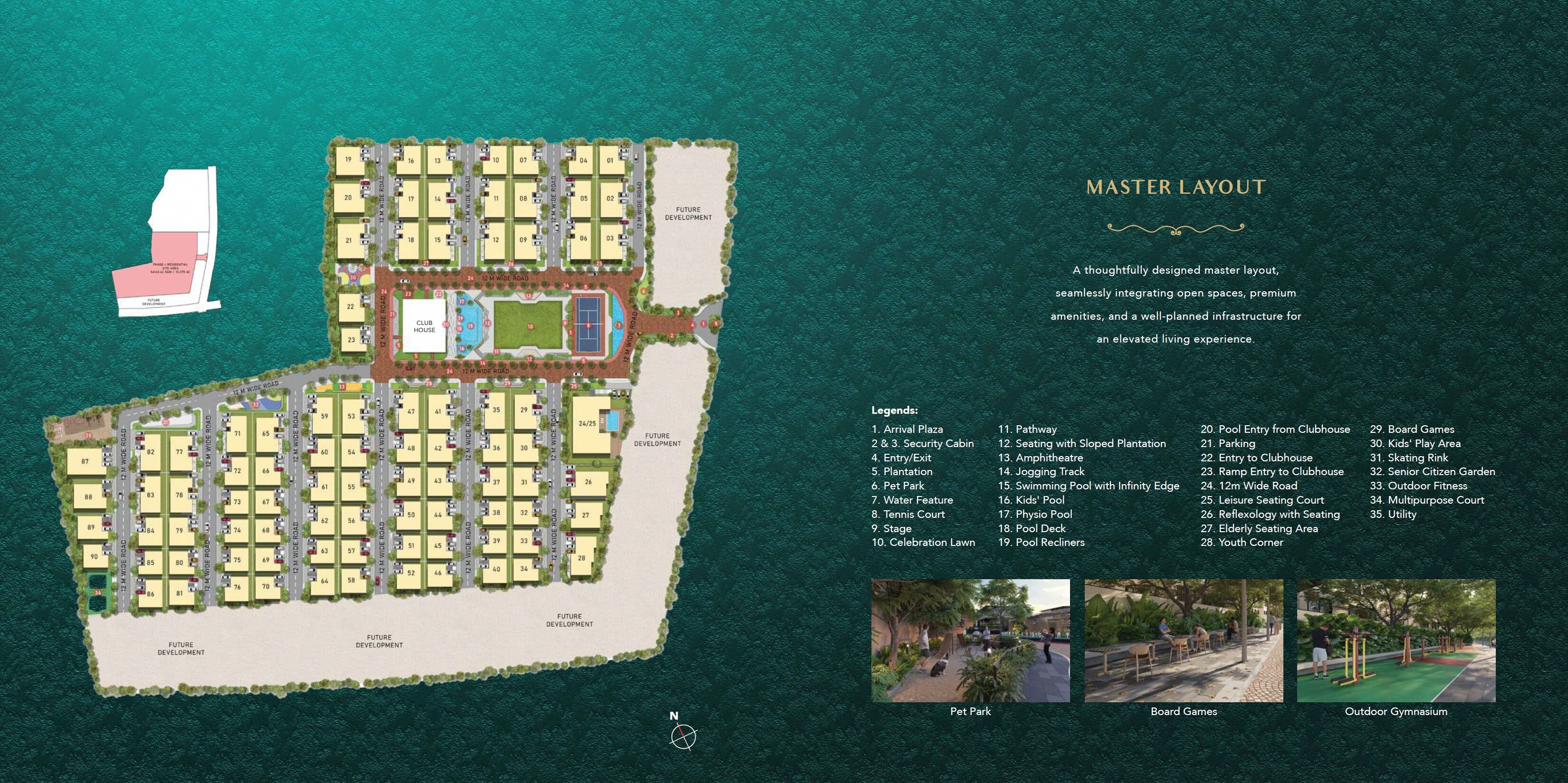 Cybercity-Villa-Verde_an aerial view of a large number of colorful kites