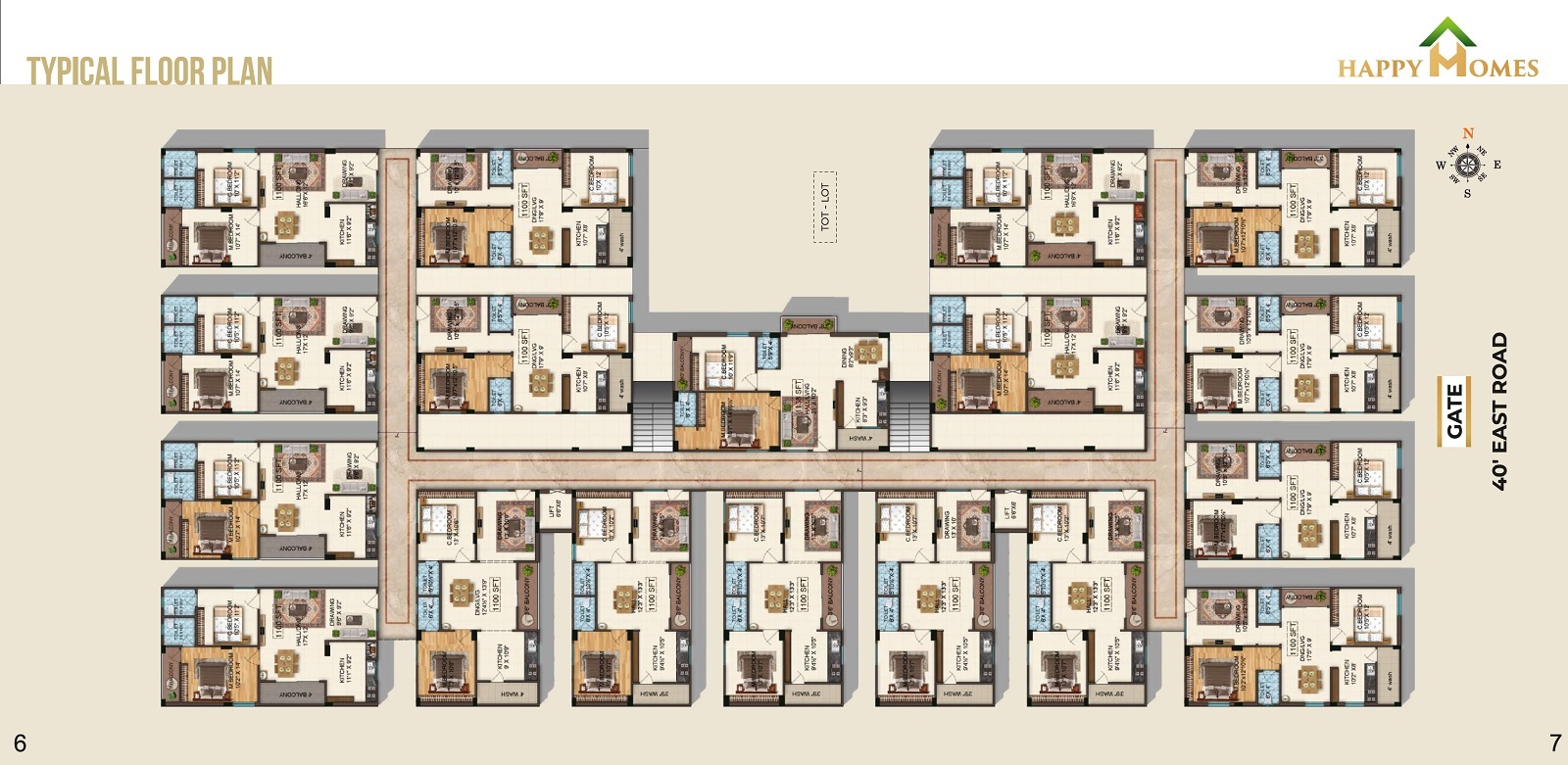 Dandapani Happy Homes Floor Plans