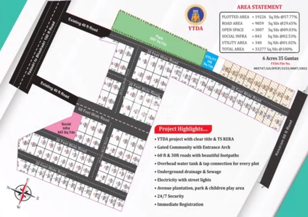 Dharani Elite Master Plan Image