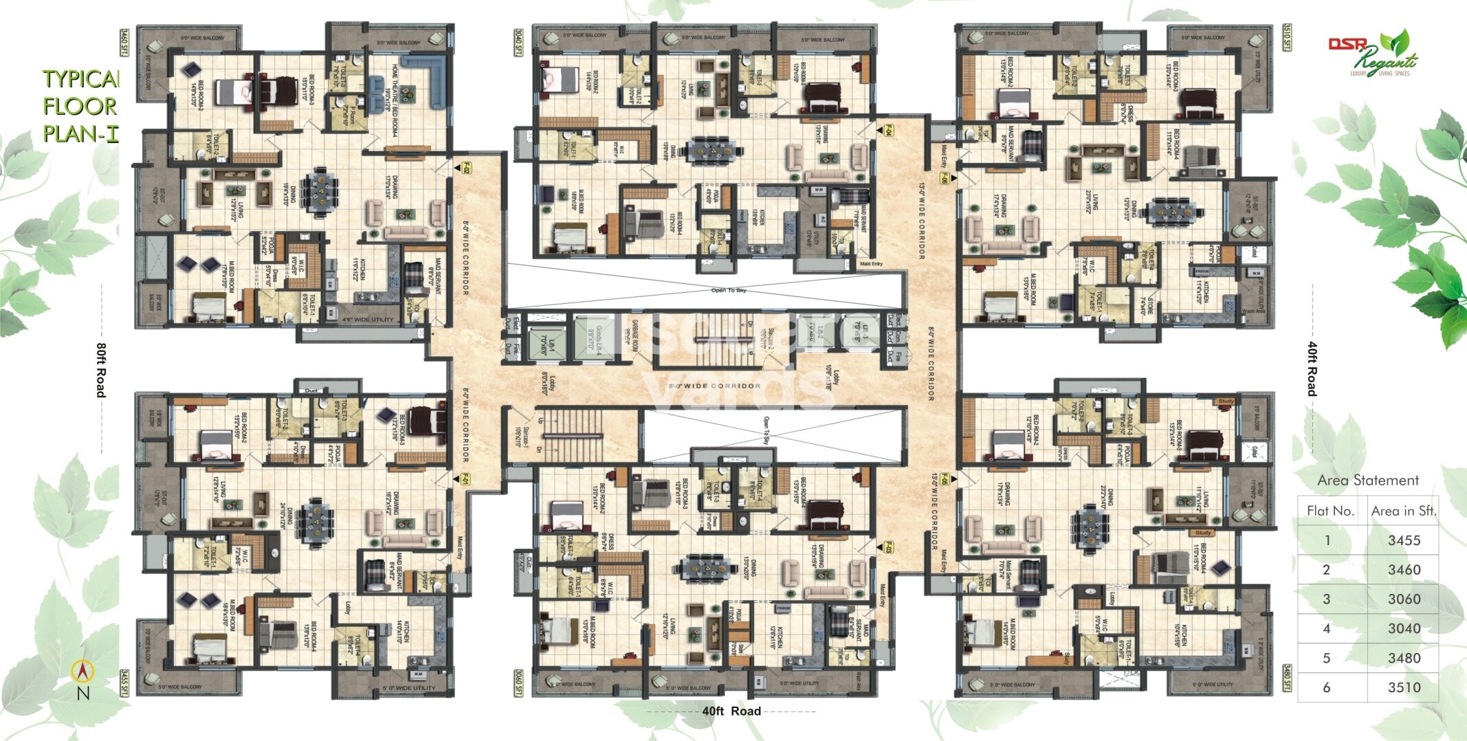 DSR Reganti Floor Plans