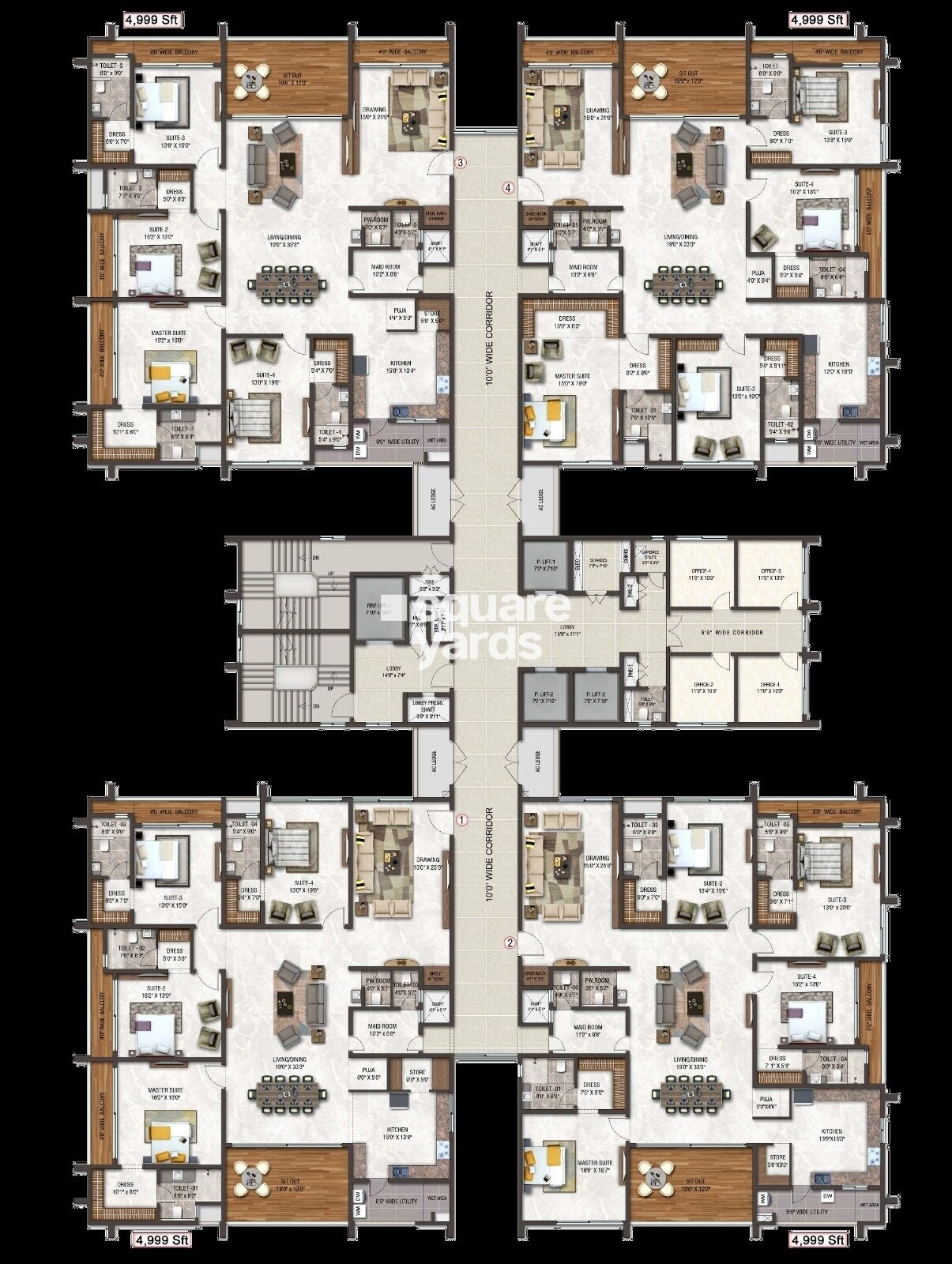 DSR Sky Marq Floor Plans 1