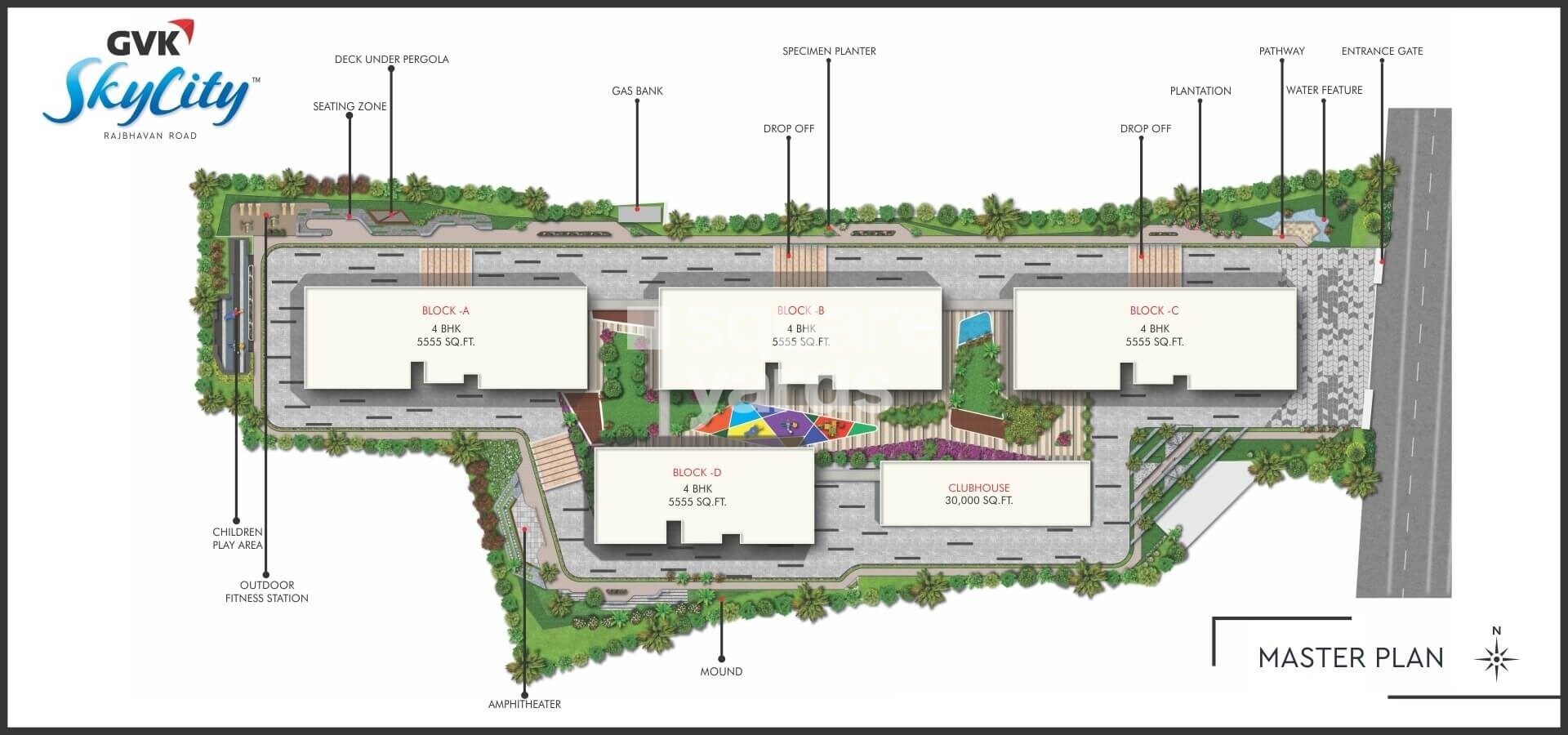 DSR SSC GVK Skycity Master Plan Image