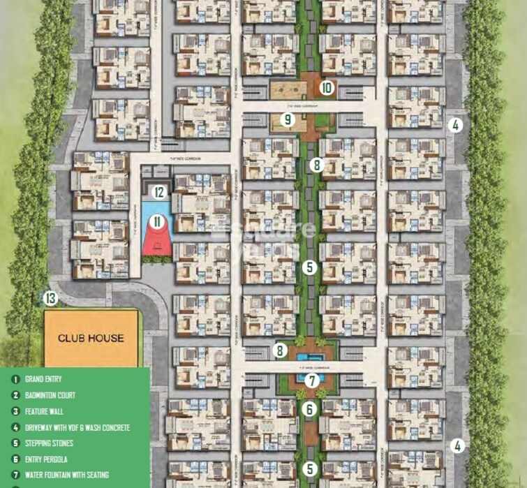 Eco Casa Traimbak Master Plan Image