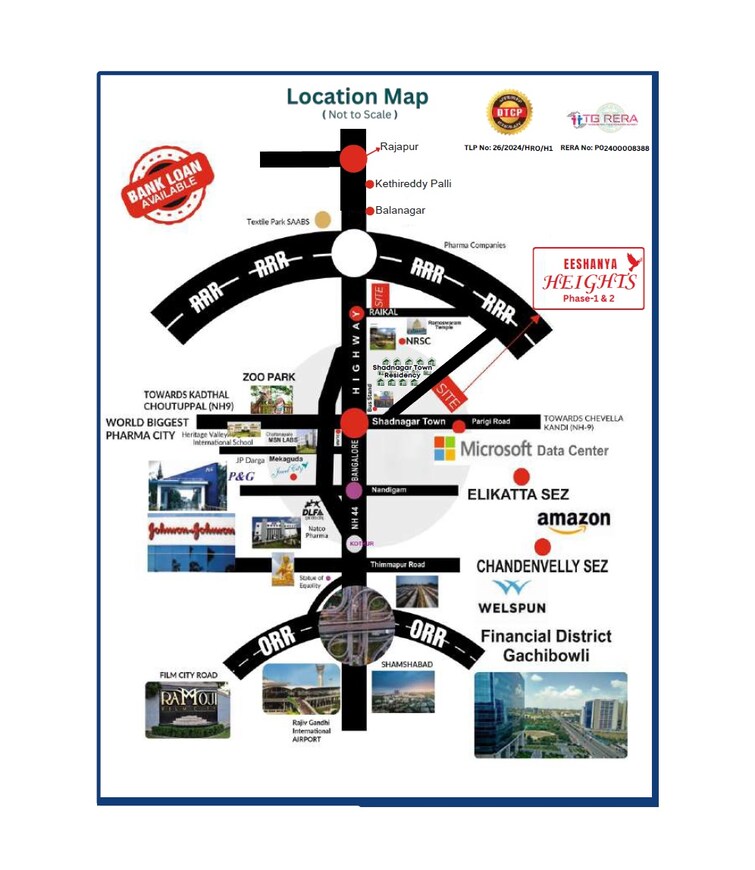 Eeshanya Heights Location Image