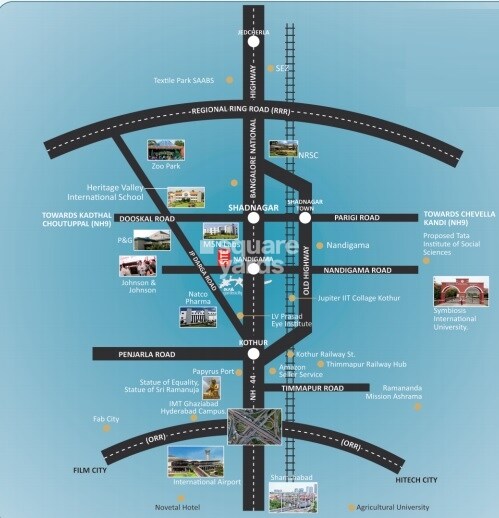 Eeshanya Jewel City Location Image