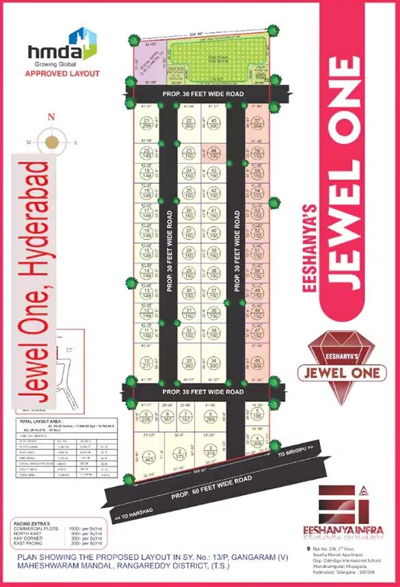 Eeshanya Jewel One Master Plan 1
