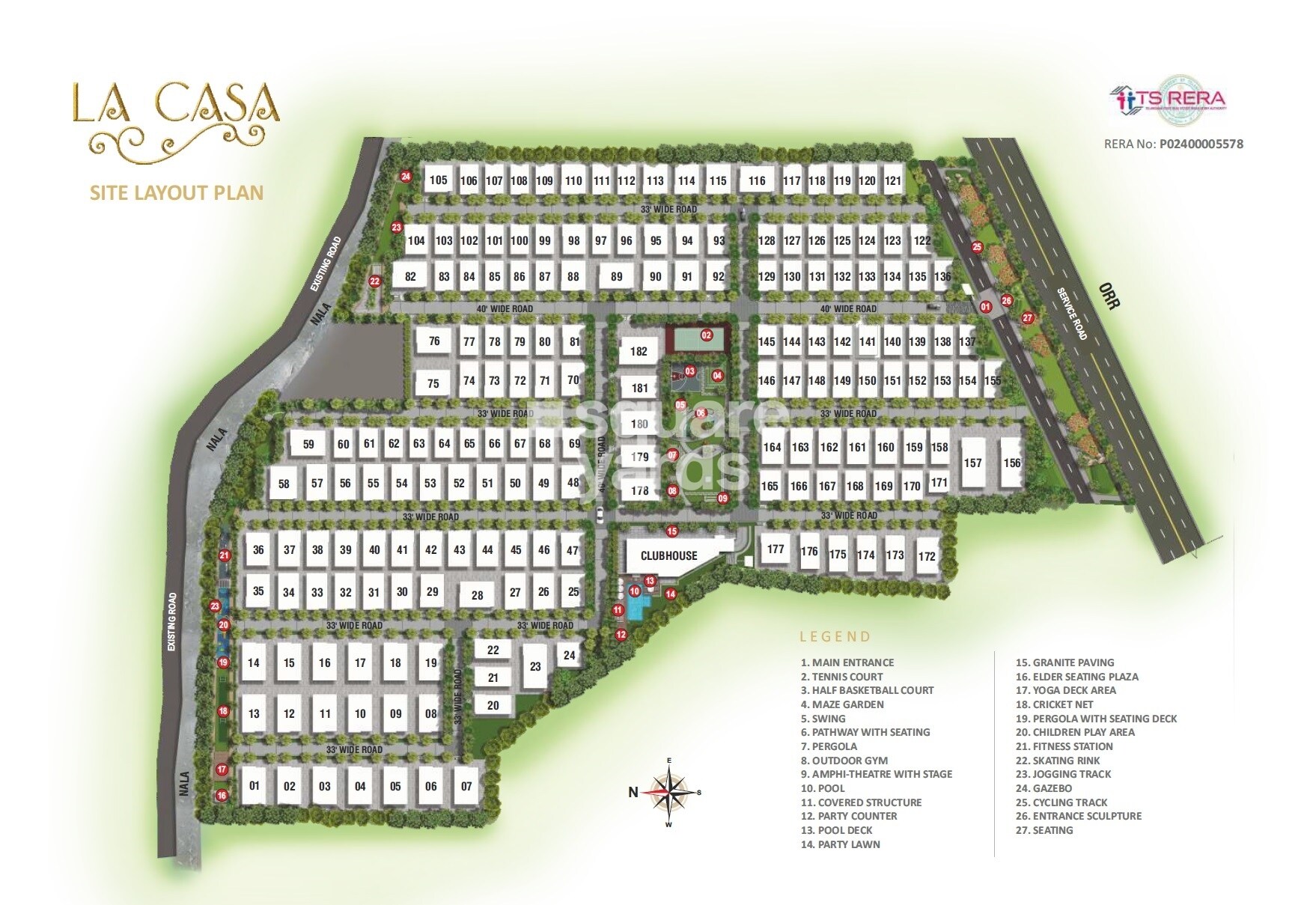 Elegant La Casa Master Plan Image