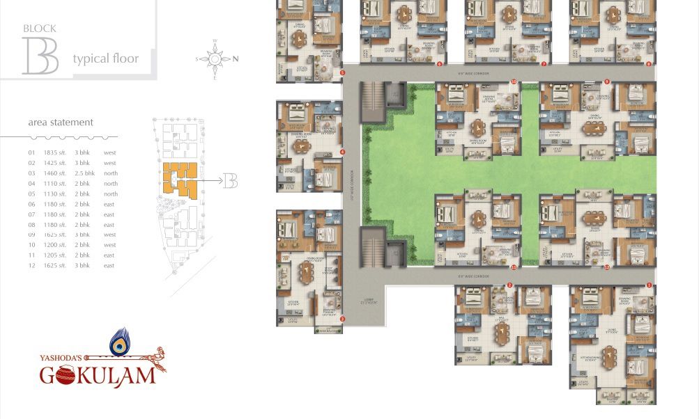 Elite Yashodas Gokulam Floor Plans