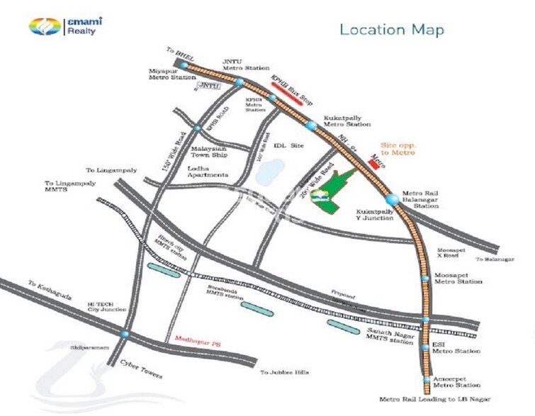 Emami Swanlake Location Image