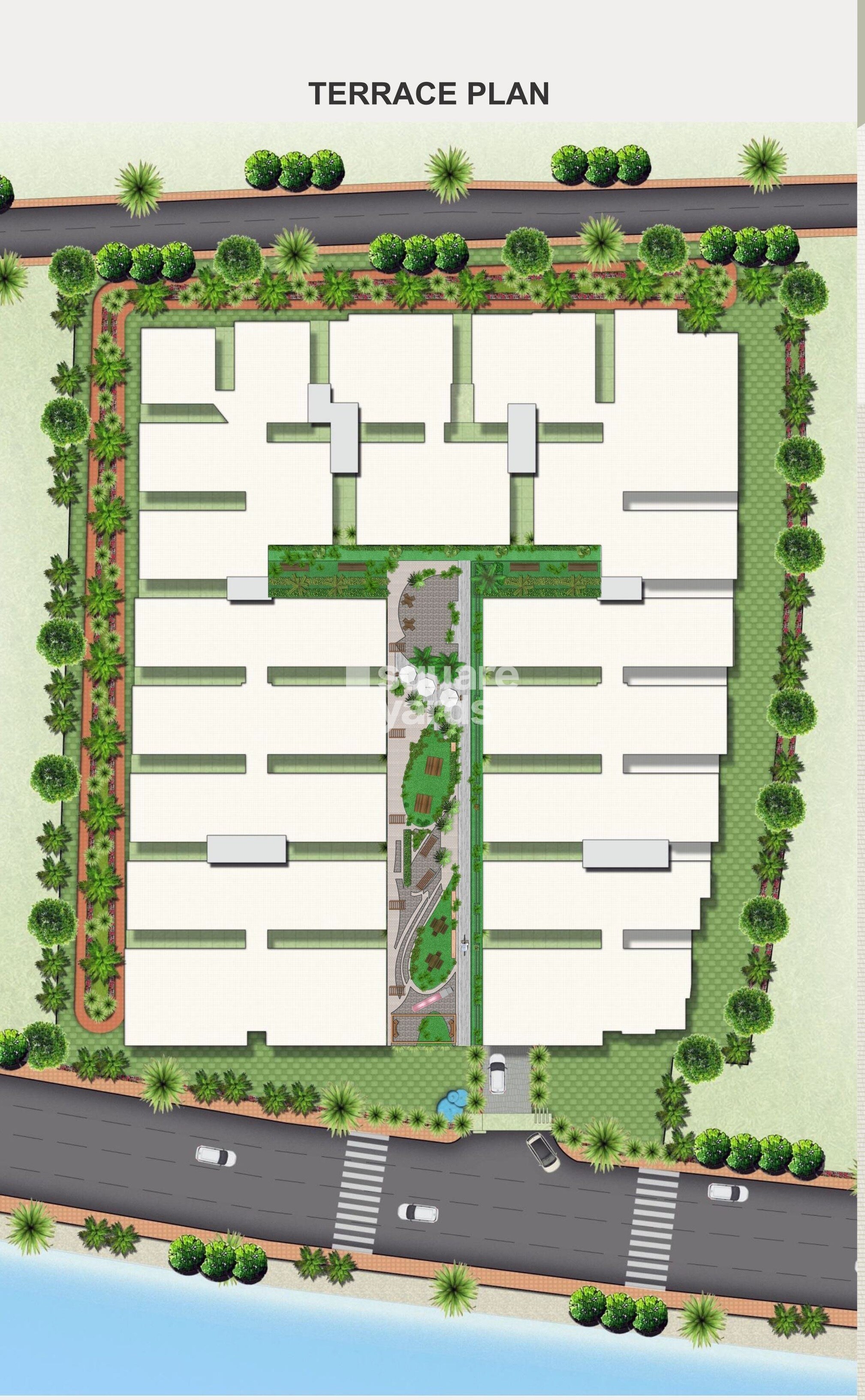 Endeco-Lakeview-Apartments_an aerial view of a train on a train track