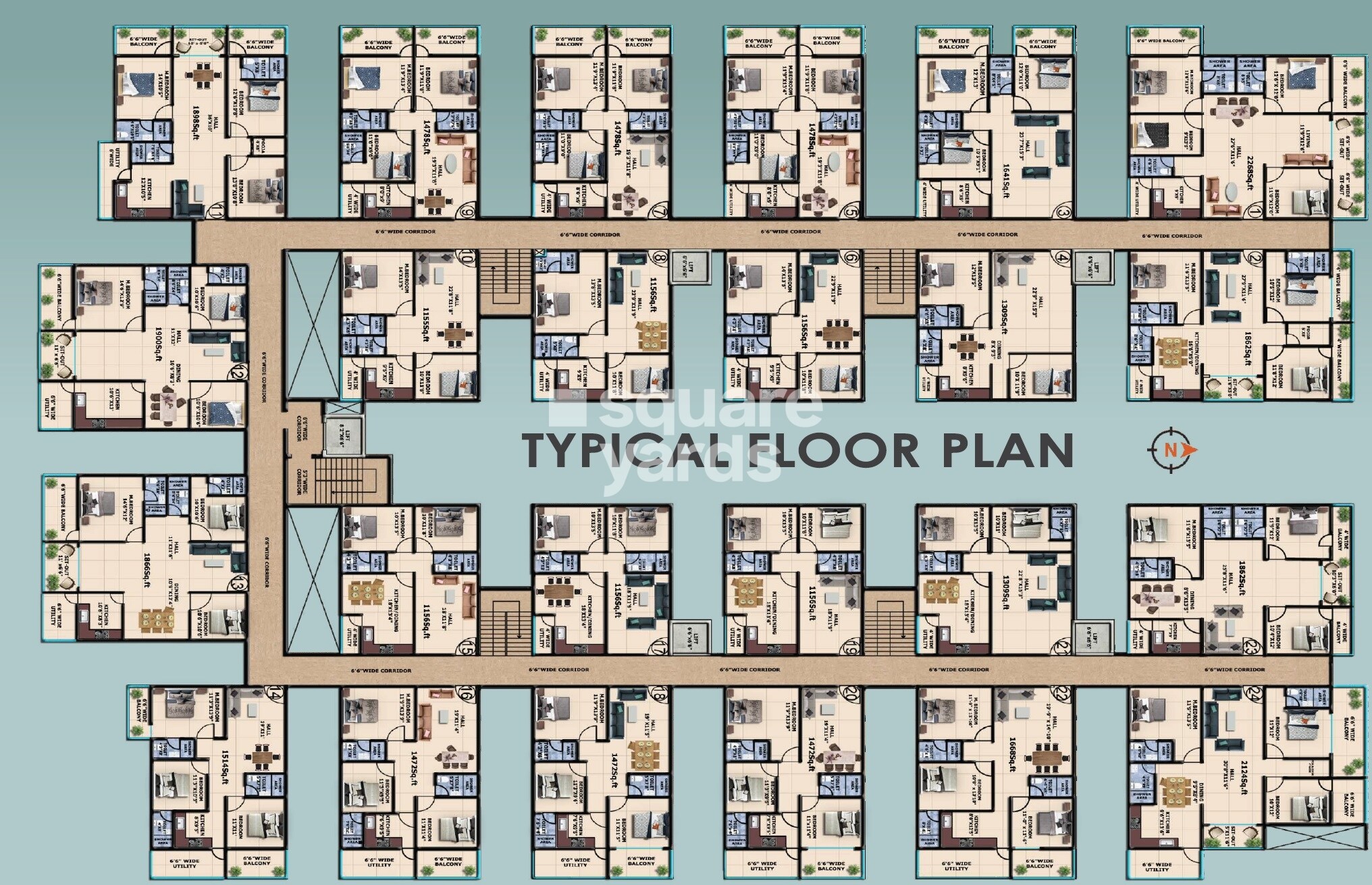 Endeco TS Heights Floor Plans