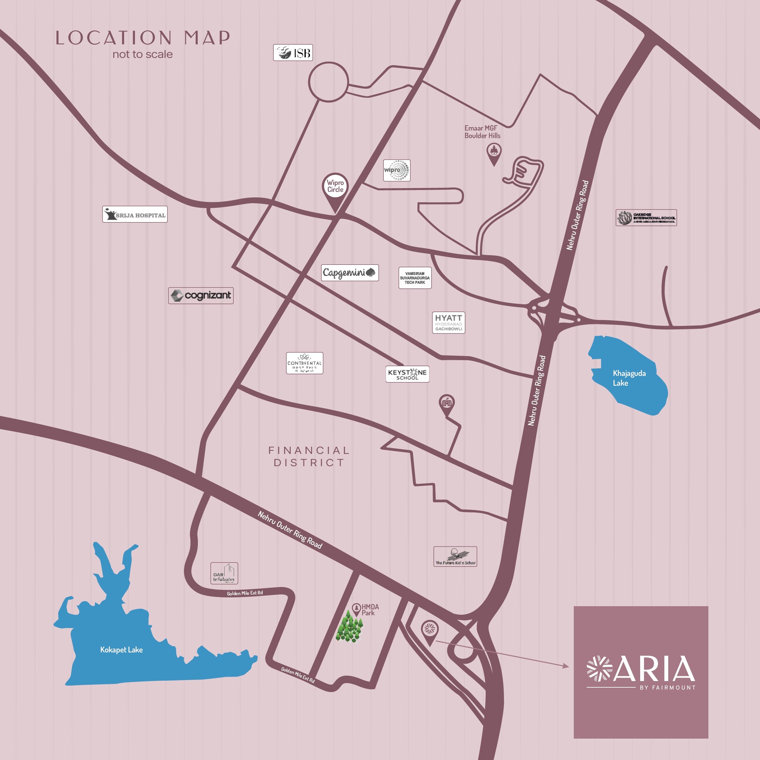 Fairmount Aria Location Image